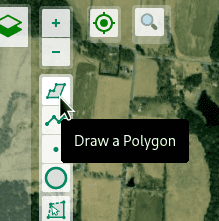 Screenshot of the "Draw a Polygon" button